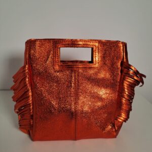 Bolso Milán metalizado, piel