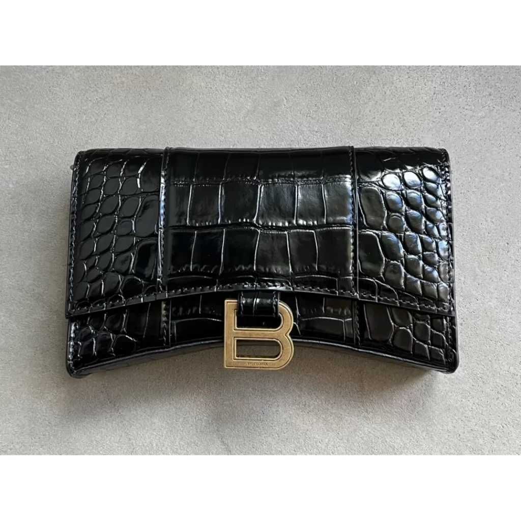 Bolso de fiestas piel cocodrilo