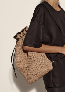 Bolsos rafia mochila