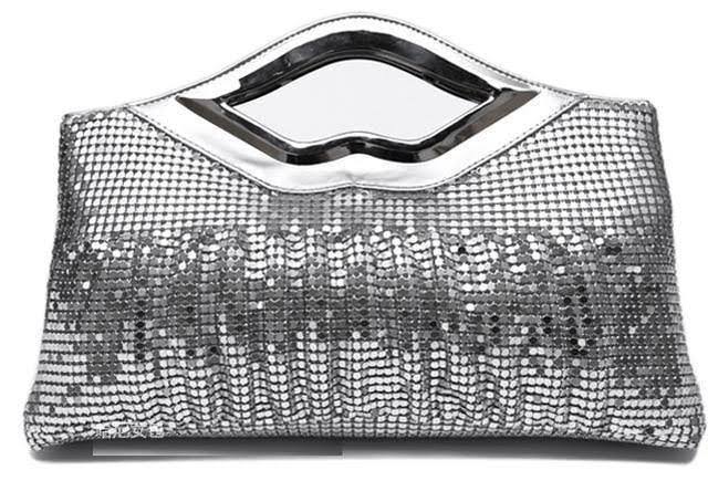 Bolso de fiestas Damara color plata