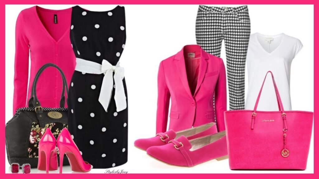 outfit con bolsos fucsia